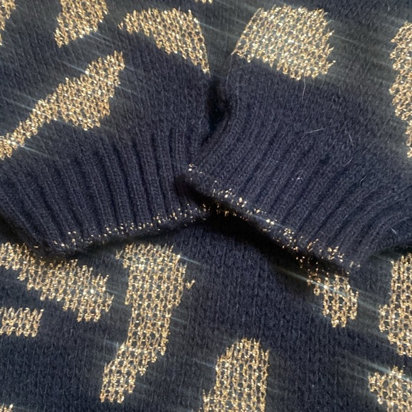 JJ Browne USA Gold Leopard Print Sweater - Picture 5 of 5